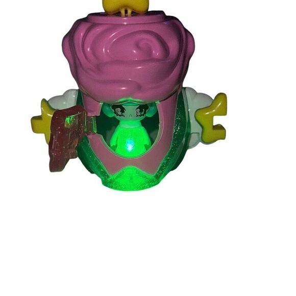 Glimmies Pink house With Green Glimmie Magically Lights Up Toy Kids 5" - Picture 10 of 14